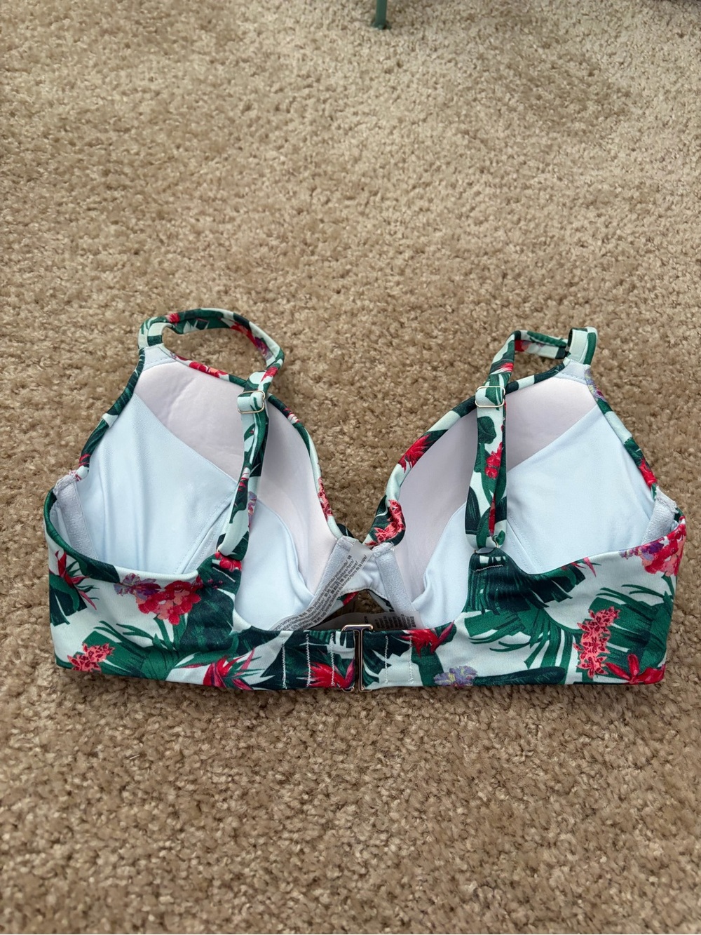 Victoria's Secret Floral Push-Up Bikini Top - Picture 2 of 4